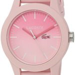 Lacoste Women’s ‘L.12.12.’ Quartz Resin and Silicone Casual Watch, Color:Pink (Model: 2000988)