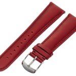 MICHELE MS20AB050602 20mm Patent Genuine Leather Red Watch Strap