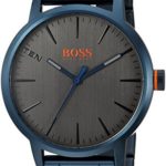HUGO BOSS Men’s ‘COPENHAGEN’ Quartz and Stainless-Steel-Plated Casual Watch, Color:Blue (Model: 1550059)