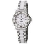 TAG Heuer Women’s WAH1313.BA0868 Formula 1 Stainless Steel Bracelet Watch with White Dial and Diamonds
