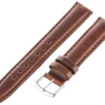 Hadley-Roma Men’s MSM881RB-170 17-mm Brown Oil-Tan Leather Watch Strap