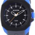 Nixon The Ruckus Black Dial Gray Silicone Mens Watch A3491537