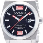 LOCMAN watch stealth automatic mechanical self-winding Men’s 0205 020500BKNRD0BR0 Men’s [regular imported goods]