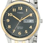 Timex Men’s T26481 Elevated Classics Stainless Steel Two-Tone Watch
