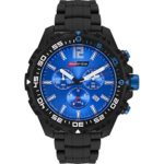 Isobrite ISO422 Valor Series Chronograph T100 Blue Dial Tritium Watch with NBR Band