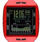 Vestal BRG039.N BRIG TIDE & TRAIN Red / Black Negative LCD Watch