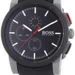 Hugo Boss Chronograph Black Dial Black Nylon Strap Mens Watch 1512979