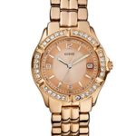 GUESS Women’s U11069L1 Sporty Chic Rose Gold-Tone Mid-Size Watch