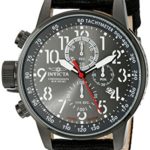 Invicta Men’s ILE1517ASYB Force Stainless Steel Watch with Black Canvas Band
