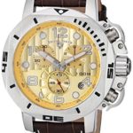 Swiss Legend Men’s 10538-010 Scubador Chronograph Brown Leather Watch