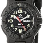 REACTOR Men’s 59581 Trident Stainless Steel Sport Watch with Black Rubber Band