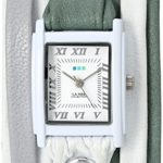 La Mer Collections Women’s Quartz Stainless Steel and Leather Watch, Multi Color (Model: LMLWMIX2510)