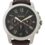 Fossil Fs4813p Grant Chronograph Brown Leather Watch Watch For Men