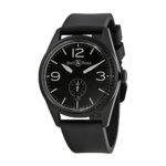 Bell and Ross Vintage Automatic Black Dial Black Rubber Mens Watch BRV123-PHANTOM