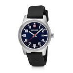 Wenger Field Classic Blue Dial Silicone Strap Men’s Watch 01.0441.129