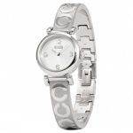Coach Madison Stainless Steel Signature Bangle Watch W1156