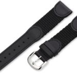 Hadley-Roma Men’s MSM866RA 200 20-mm Black ‘Swiss-Army’ Style Nylon and Leather Watch Strap