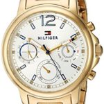 Tommy Hilfiger Women’s ‘CLAUDIA’ Quartz Stainless Steel Casual Watch, Color:Gold-Toned (Model: 1781742)