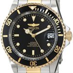 Invicta Men’s 8927OB Pro Diver 18k Gold Ion-Plated and Stainless Steel Watch