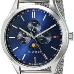 Tommy Hilfiger Men’s ‘OLIVER’ Quartz Stainless Steel Casual Watch, Color:Silver-Toned (Model: 1791302)