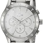 Lacoste Women’s ‘CHARLOTTE’ Quartz Stainless Steel Casual Watch, Color:Silver-Toned (Model: 2000962)
