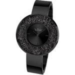 Jacques Lemans Women’s La Passion 36mm Black IP Steel Bracelet & Case Quartz Analog Watch LP-131D