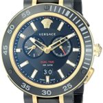 Versace Men’s ‘V-Extreme Pro’ Swiss Quartz Stainless Steel Casual Watch, Color:Two Tone (Model: VCN040017)