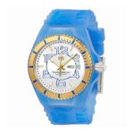 Technomarine Men’s ‘Cruise’ Quartz Stainless Steel and Silicone Casual Watch, Color:Blue (Model: TM-115143)