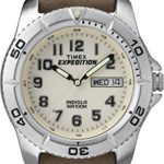 Timex Men’s T46681 Expedition Traditional Brown Leather Strap Watch