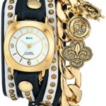 La Mer Collections Women’s LMCW2003 Nautical Charms Wrap Watch