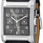 Baume Mercier Men’s 10030 Hampton Mens Black Leather Strap Chronograph Watch