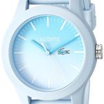 Lacoste Women’s ‘L.12.12.’ Quartz Resin and Silicone Casual Watch, Color:Blue (Model: 2000989)
