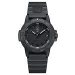 Luminox Leatherback Sea Turtle 0300 series Watch with carbon compound Case Black|Black Dial and PU Black Strap