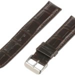 Hadley-Roma Men’s MS2022RZ-200 20-mm Dark Brown Genuine Alligator Leather Watch Strap