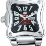 REACTOR Midsize 88011 Flux Dark Red Dial Stainless Steel Watch