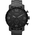 Fossil Nate Brushed Steel Watch