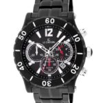 Le Chateau Men’s 5438m_blk Sport Dinamica Chronograph Black Ion-Plated Watch