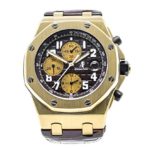 Audemars Piguet 26007BA2.OO.D088CR.01 gold chronograph Arnold Schwarzenegger Royal Oak Offshore limited edition(400) automatic-self-wind men’s watch (Certified Pre-owned)
