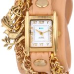 La Mer Collection’s Women’s LMCW6002 Birdcage Charms Wrap Watch