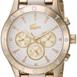 Lacoste Women’s ‘CHARLOTTE’ Quartz Stainless Steel Casual Watch, Color:Gold-Toned (Model: 2000963)