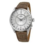 Oris Men’s Artix Pointer Moon 42mm Brown Leather Band Steel Case Automatic Analog Watch 76176914051LS