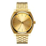 Nixon Time Teller A045511-00. Women’s Gold Watch (37mm. Gold Metal Band/Gold Watch Face)