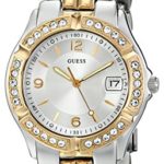 GUESS Women’s U0026L1 Dazzling Sporty Silver & Gold-Tone Mid-Size Watch