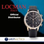 LOCMAN Watch 1960 Cronografo Quartz Men’s Chrono 5ATM 42mm Blk Dial Rose Indices