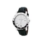 Bvlgari Bvlgari Automatic White Dial Stainless Steel Leather Mens Watch 101379