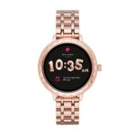 kate spade new york Women’s ‘Scallop Touchscreen’ Quartz Stainless Steel Casual Watch, Color:Pink (Model: KST2005)