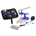 Watch Repair Kit Press Tool – Deluxe Watchmaker Tool Watch Press Kit / Larger Rubber Dust Blowers / Spring Bars
