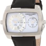 Charles-Hubert, Paris Men’s 3743-W Premium Collection Stainless Steel Dual-Time Watch
