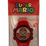 Super Mario LCD Watch with Flashing Dial and Light-Up Icon