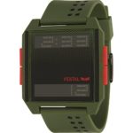 Vestal Unisex DIG035 Digichord Digital Display Quartz Green Watch